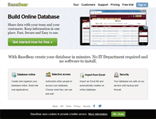 Tablet Screenshot of basebear.com