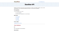 Desktop Screenshot of api.basebear.com