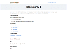 Tablet Screenshot of api.basebear.com